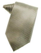 Cardi Champagne Herringbone Necktie