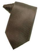 Cardi Espresso Herringbone Necktie