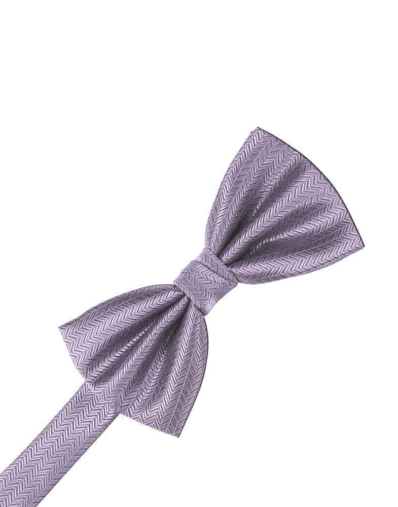 Cardi Heather Herringbone Kids Bow Tie