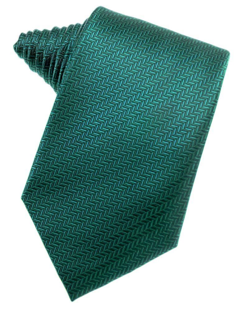 Cardi Jade Herringbone Necktie