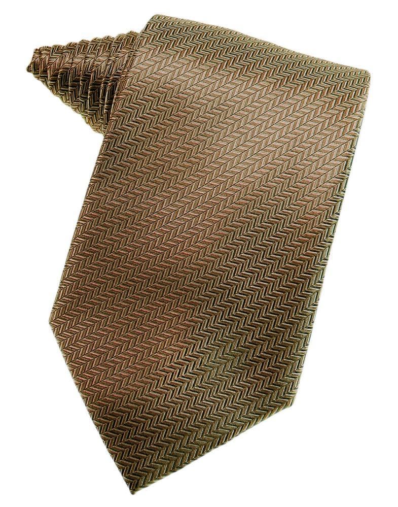 Cardi Mocha Herringbone Necktie