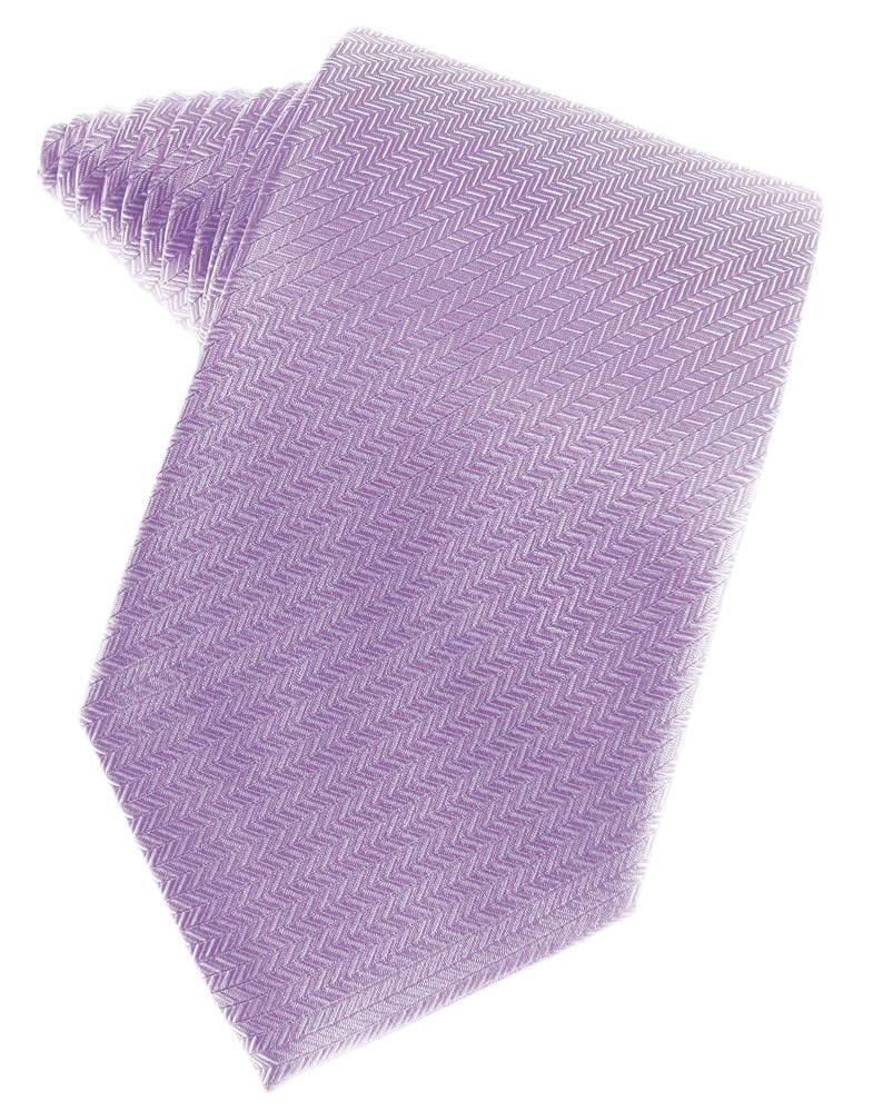 Cardi Lavender Herringbone Necktie