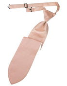 Cardi Peach Herringbone Kids Necktie