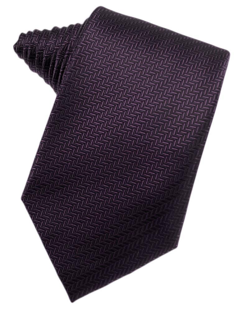 Cardi Raisin Herringbone Necktie