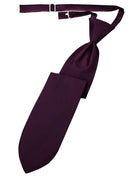 Cardi Sangria Herringbone Kids Necktie