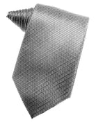 Cardi Silver Herringbone Necktie