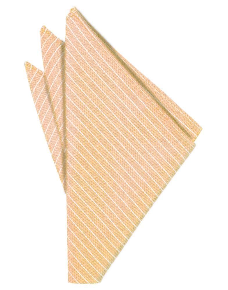 Cardi Peach Palermo Pocket Square