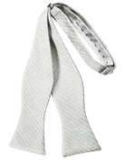 Cardi Self Tie Platinum Palermo Bow Tie