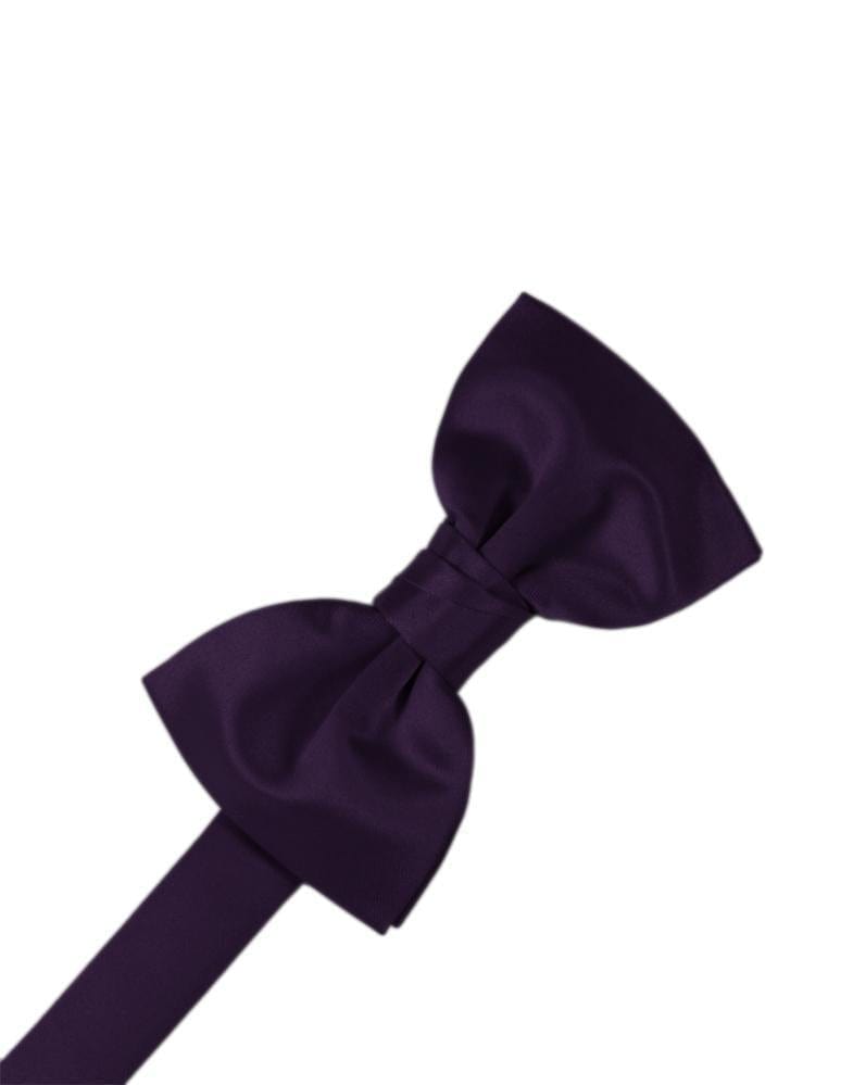 Cardi Pre-Tied Amethyst Luxury Satin Kids Bow Tie