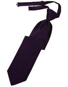 Cardi Amethyst Luxury Satin Kids Necktie