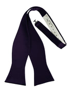 Cardi Self Tie Amethyst Luxury Satin Bow Tie