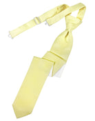 Classic Collection Banana Luxury Satin Skinny Windsor Tie