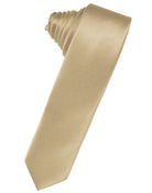 Classic Collection Golden Luxury Satin Skinny Necktie