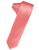 Classic Collection Guava Luxury Satin Skinny Necktie