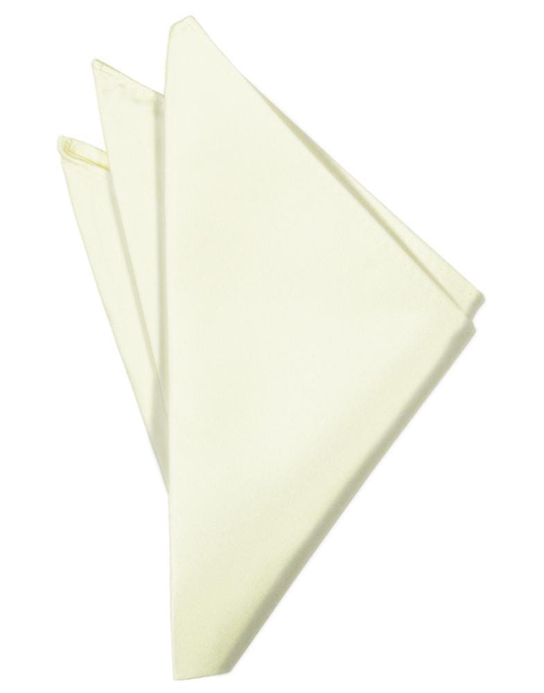 Cardi Ivory Luxury Satin Pocket Square