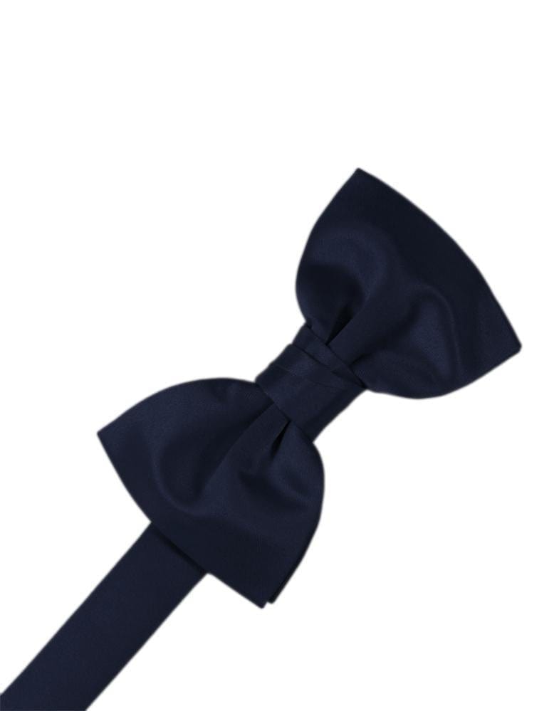 Cardi Pre-Tied Midnight Luxury Satin Kids Bow Tie