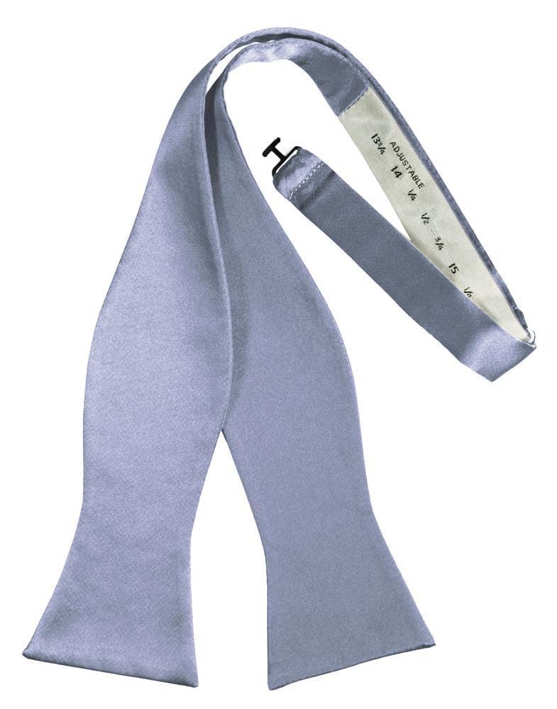 Cardi Self Tie Periwinkle Luxury Satin Bow Tie