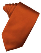 Cardi Persimmon Luxury Satin Necktie