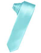 Classic Collection Pool Luxury Satin Skinny Necktie