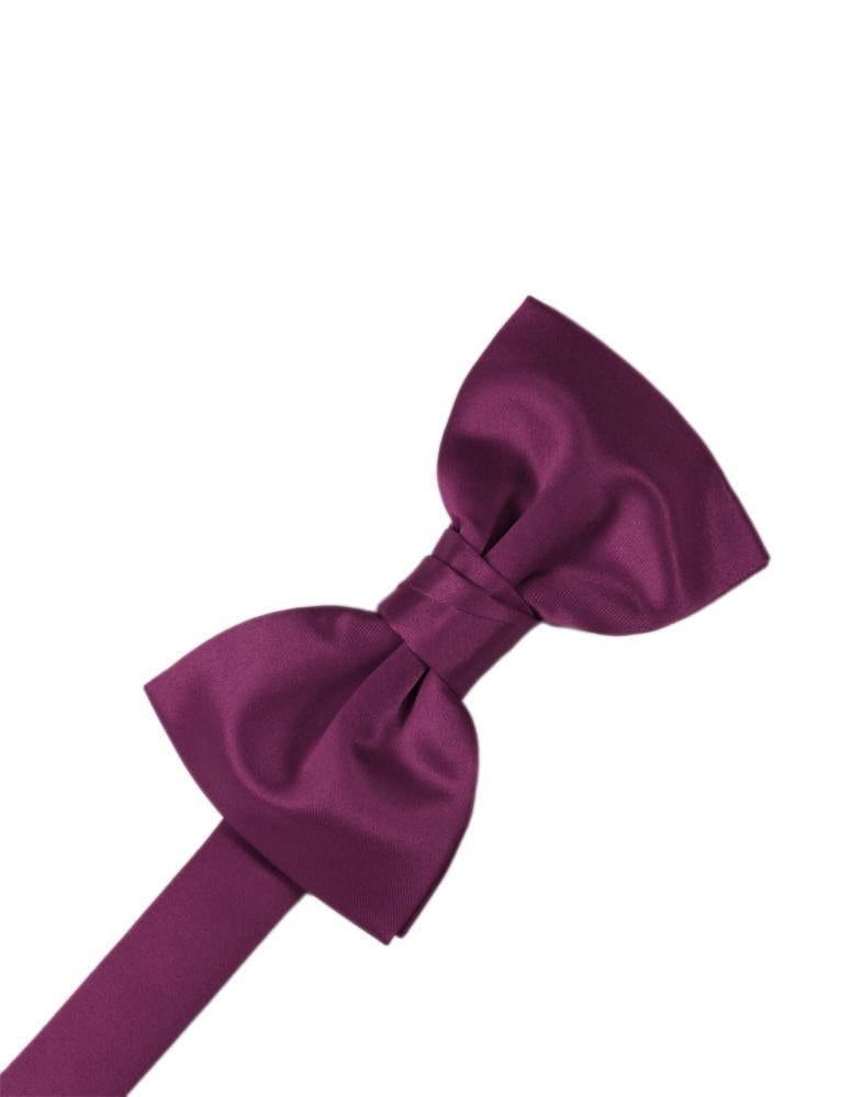 Cardi Pre-Tied Sangria Luxury Satin Kids Bow Tie