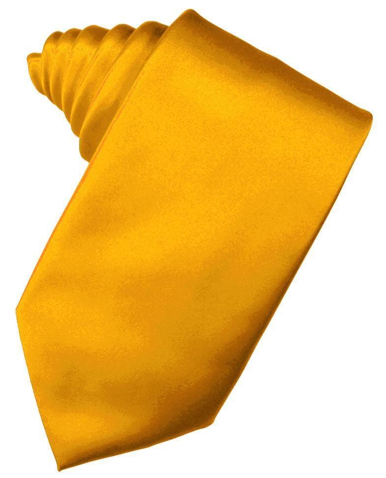 Cardi Tangerine Luxury Satin Necktie