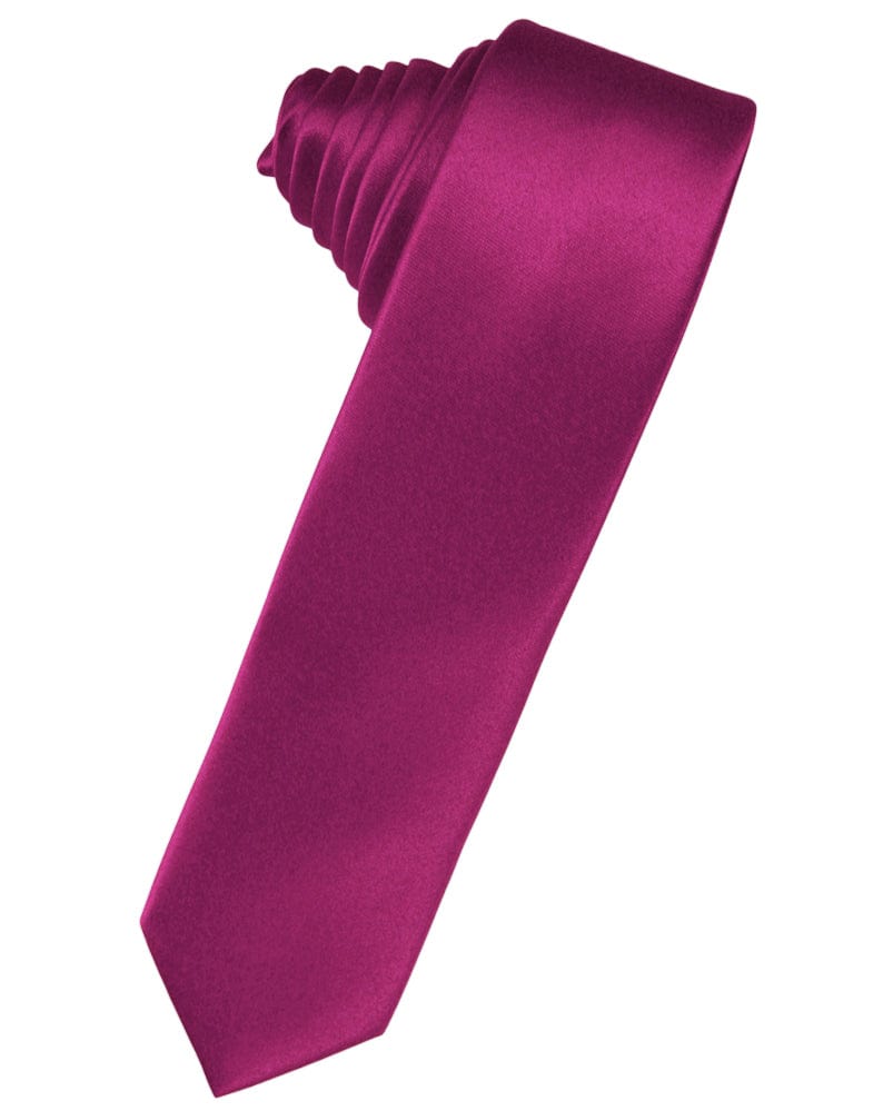 Classic Collection Watermelon Luxury Satin Skinny Necktie