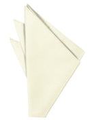 Cardi Ivory Solid Twill Pocket Square