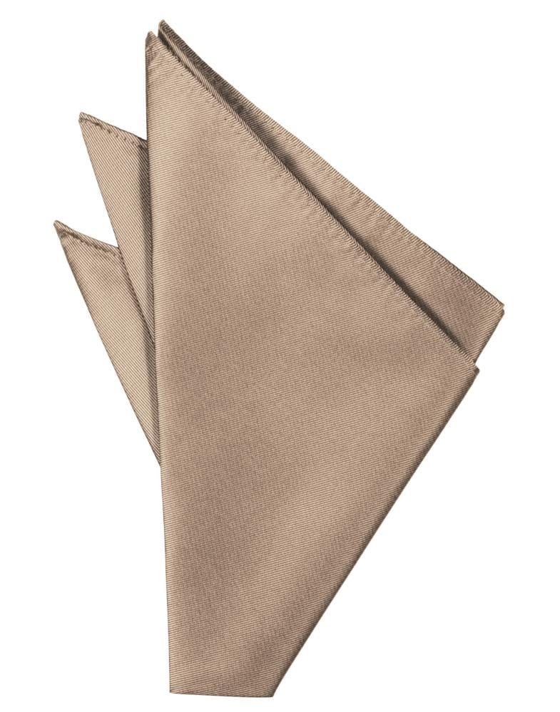 Cardi Latte Solid Twill Pocket Square