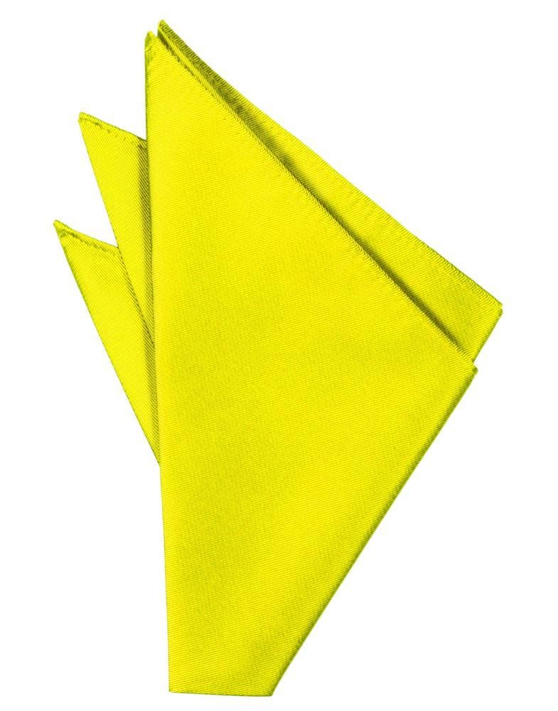 Cardi Lemon Solid Twill Pocket Square