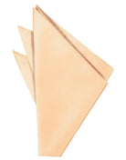 Cardi Peach Solid Twill Pocket Square