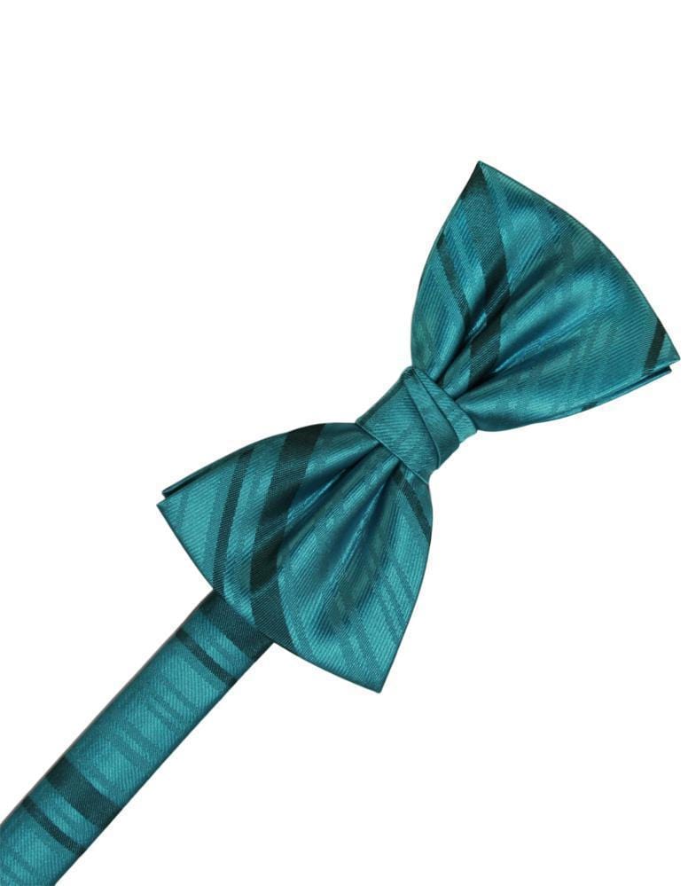 Cardi Pre-Tied Oasis Striped Satin Kids Bow Tie