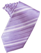 Cardi Wisteria Striped Satin Necktie