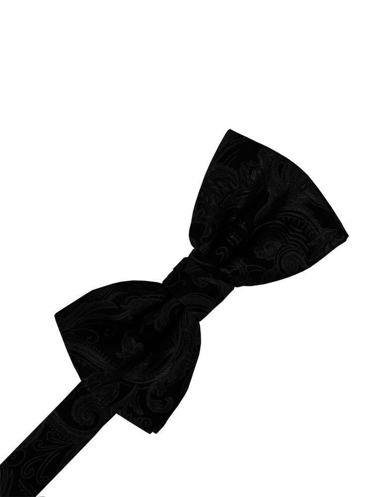 Cardi Pre-Tied Black Tapestry Kids Bow Tie