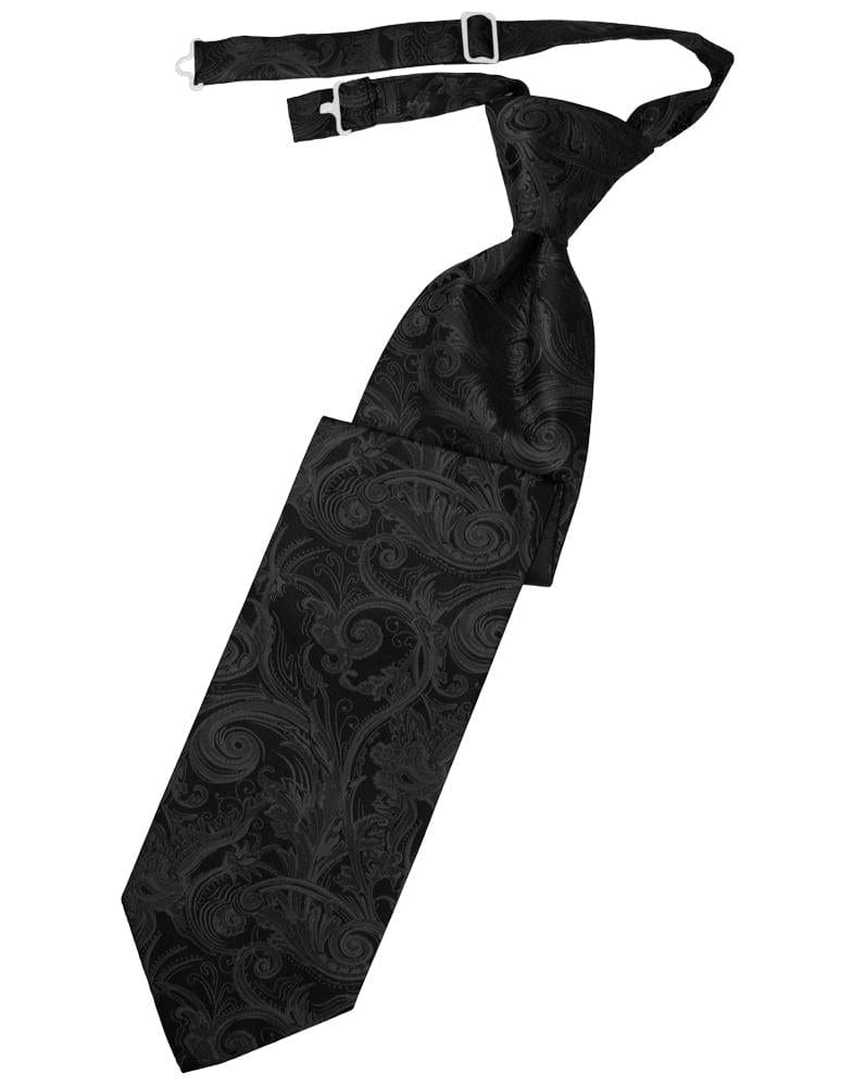 Cardi Black Tapestry Kids Necktie