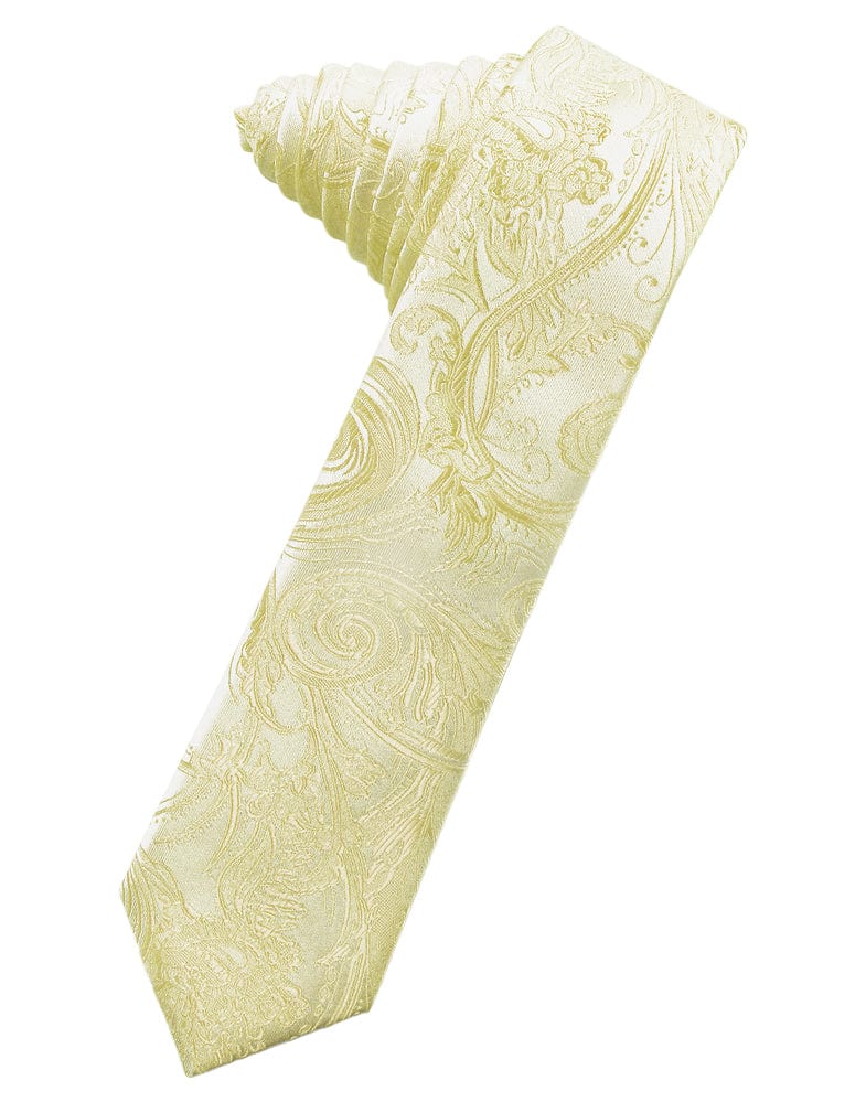 Classic Collection Canary Tapestry Skinny Necktie