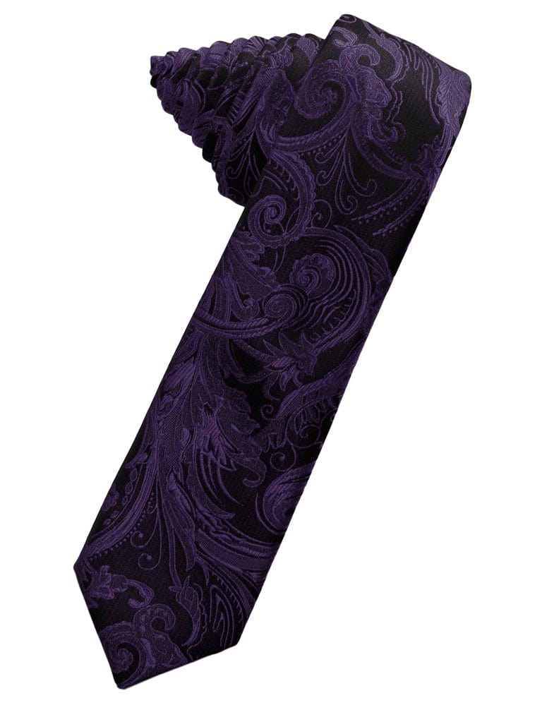 Classic Collection Lapis Tapestry Skinny Necktie