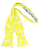 Cardi Self Tie Lemon Tapestry Bow Tie