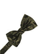 Cardi Pre-Tied Moss Tapestry Bow Tie