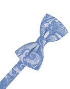 Cardi Pre-Tied Periwinkle Tapestry Kids Bow Tie