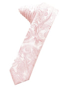 Classic Collection Pink Tapestry Skinny Necktie