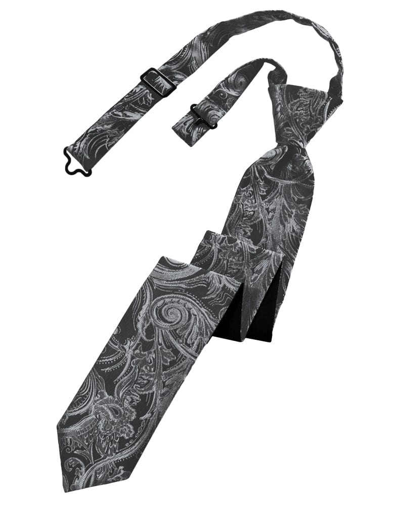 Classic Collection Silver Tapestry Skinny Windsor Tie