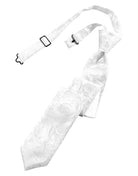 Classic Collection White Tapestry Skinny Windsor Tie