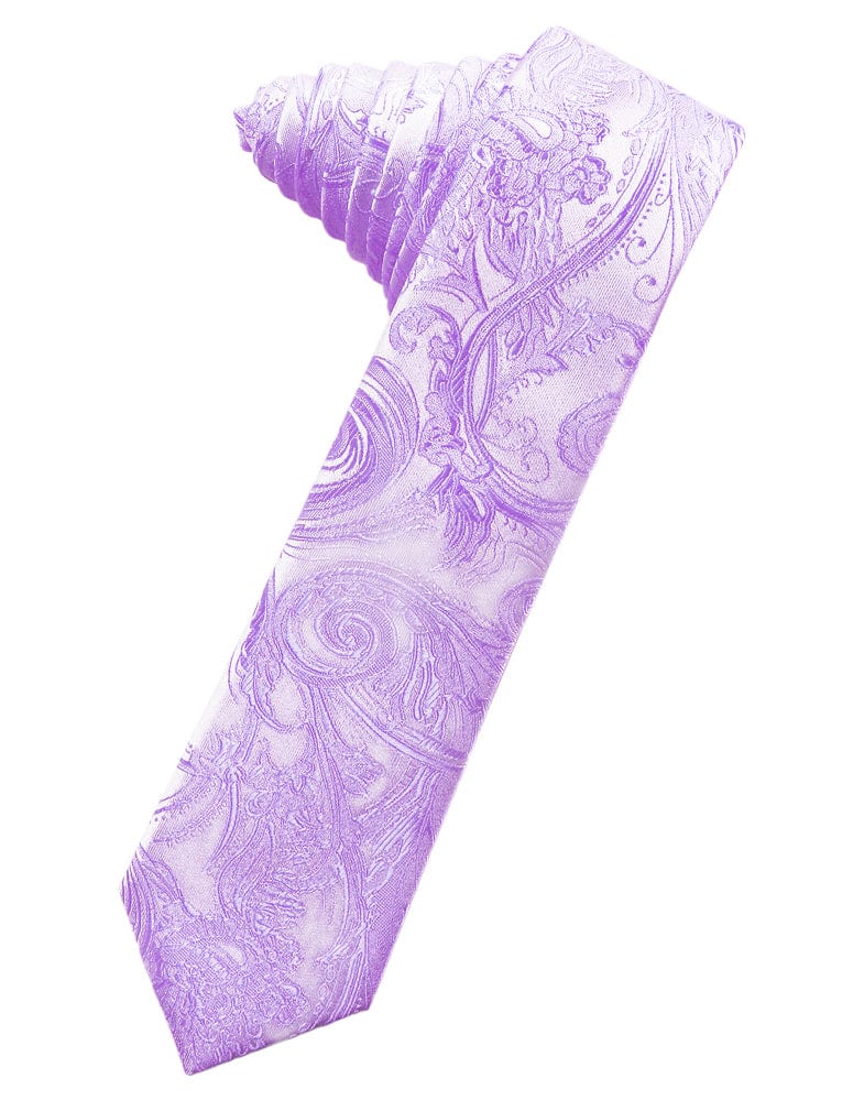 Classic Collection Wisteria Tapestry Skinny Necktie