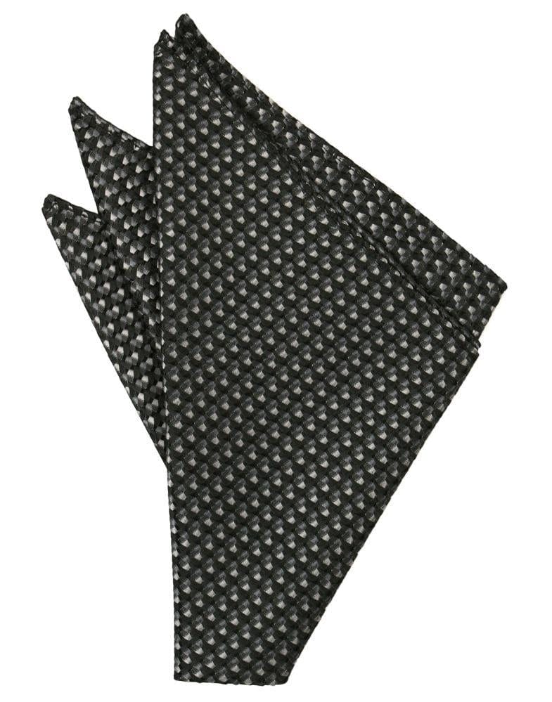 Cardi Asphalt Venetian Pocket Square