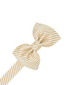 Cardi Light Champagne Venetian Kids Bow Tie