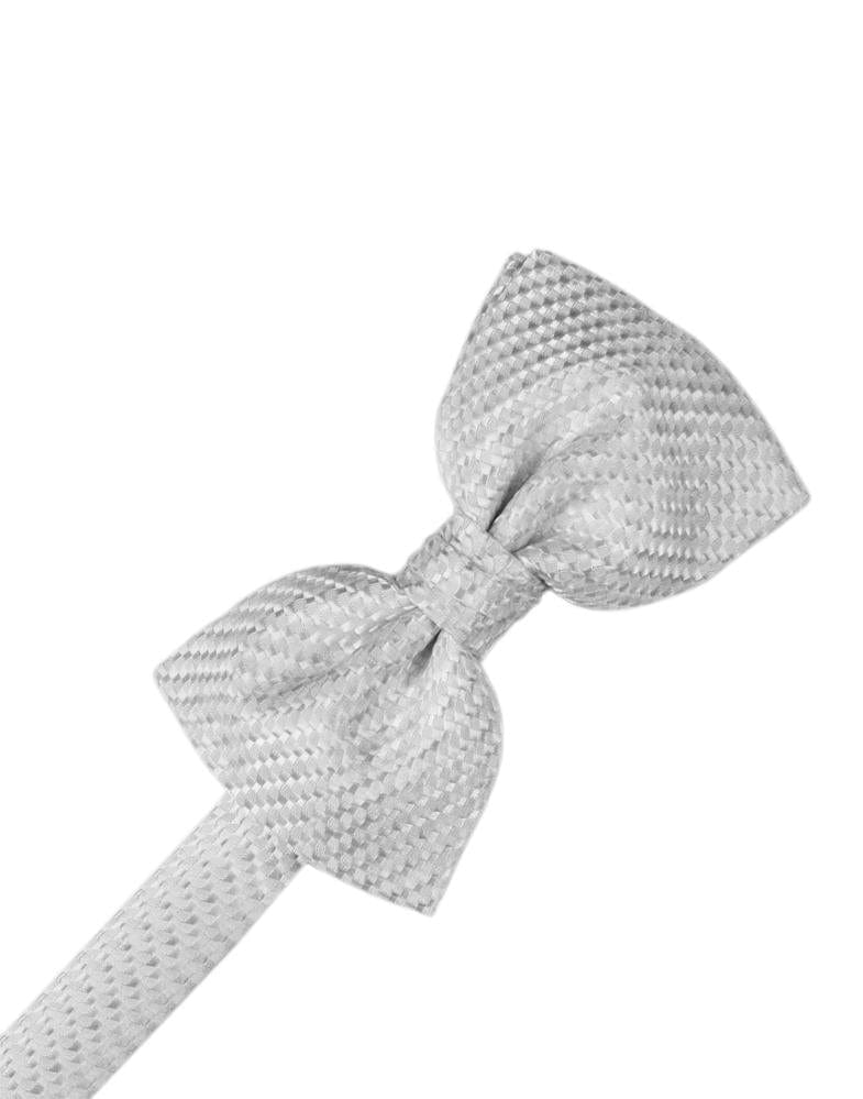 Cardi Silver Venetian Kids Bow Tie