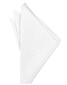 Cardi White Venetian Pocket Square