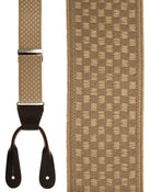 Cardi "Beige Checkers" Suspenders