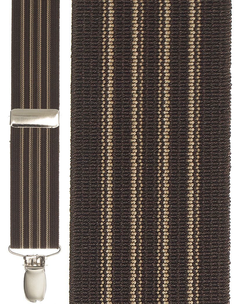 Cardi "Brown Stripe" Suspenders