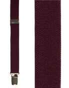 Cardi "Burgundy Oxford" Suspenders